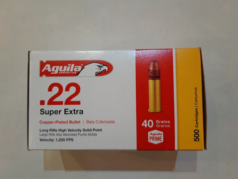Náboje 22LR Aquila Super Extra HV